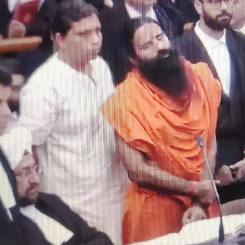 Ramdev and Balkrishna