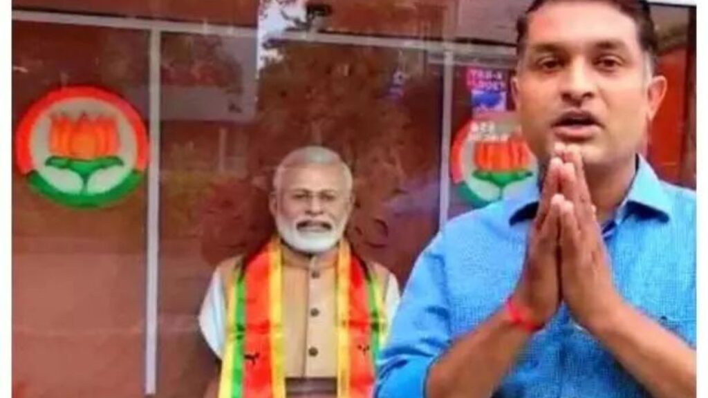 PM नरेंद्र मोदी का मंदिर बनवाने वाले कार्यकर्ता ने BJP छोड़ी, दूसरी पार्टी से आये नेताओं को ज्यादा महत्व दिये जाने से थे आहत