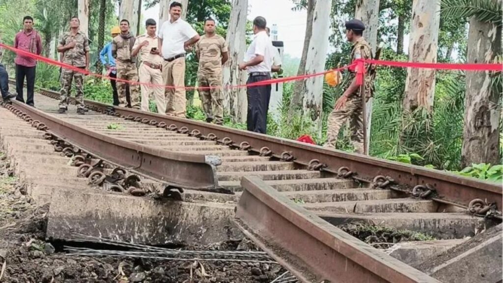 साहिबगंज में फरक्का-ललमटिया NTPC रेल लाइन को अपराधियों ने उड़ाया, कोयले की ढुलाई हुई ठप