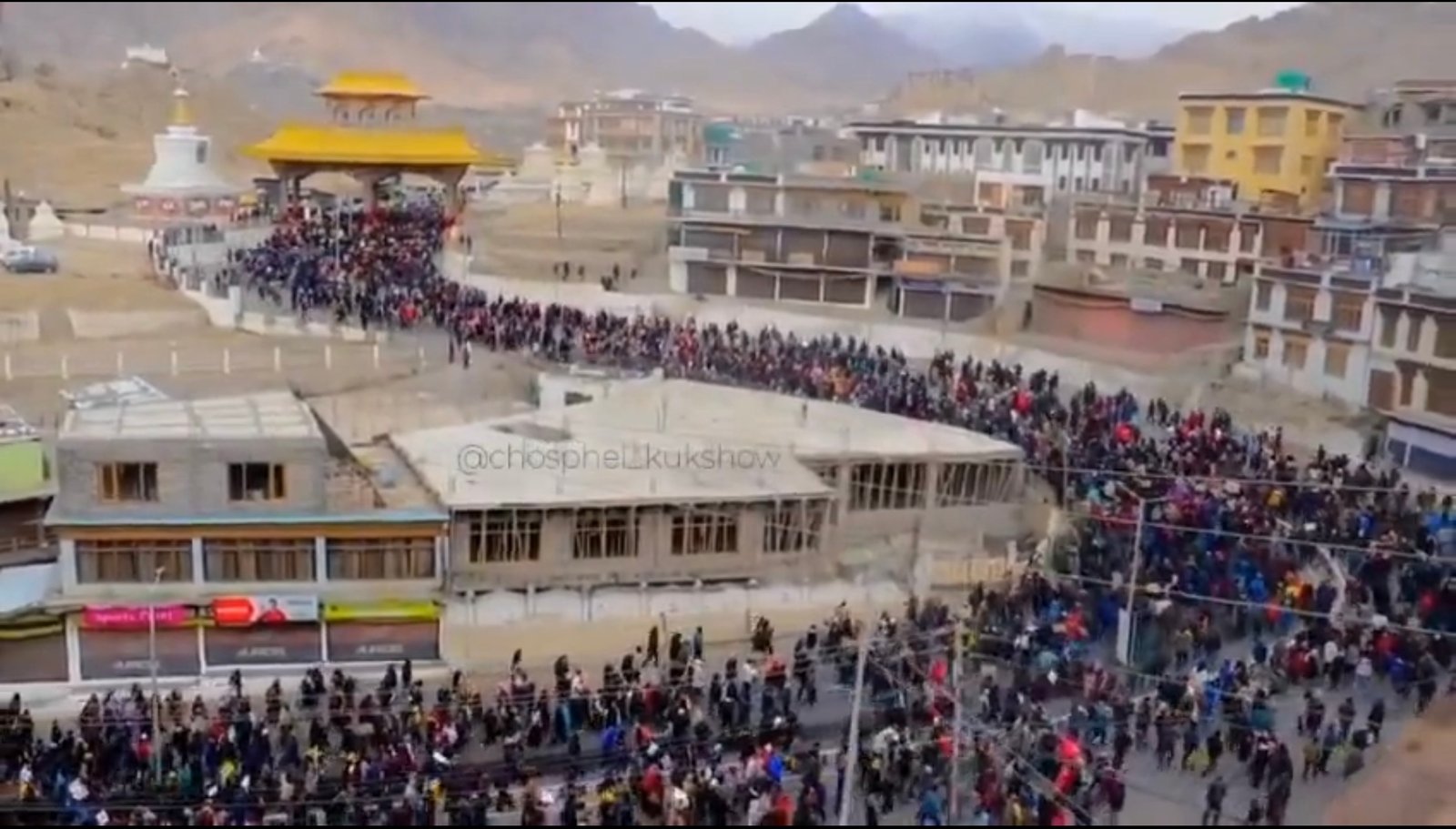 Protest In Laddakh