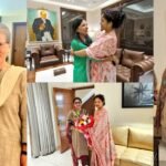 kalpan soren with sonia gandhi, sunita kejriwal, seema sisiodia, anita singh