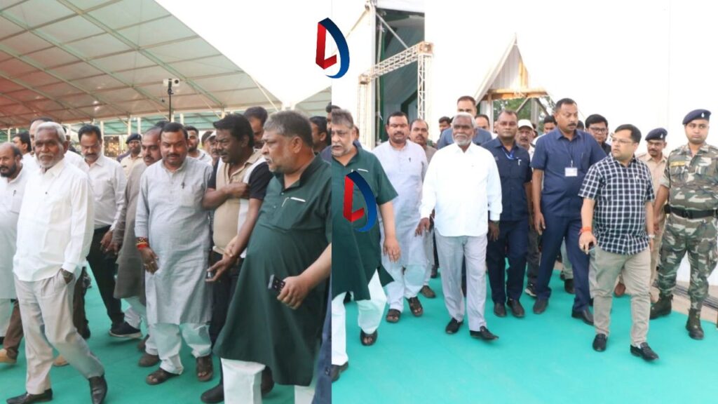 Ulgulan Nyay MahaRally में विपक्ष का शक्ति प्रदर्शन, CM ने किया सभा स्थल का निरीक्षण, खरगे-राहुल-तेजस्वी समेत कई बड़े नेता होंगे शामिल