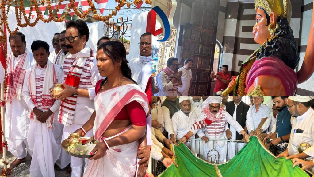 नामांकन से पहले सुखदेख भगत ने की पूजा अर्चना, चमरा लिंडा को बताया छोटा भाई, कहा- सरना मां उन्हे सद्बुद्धि दे