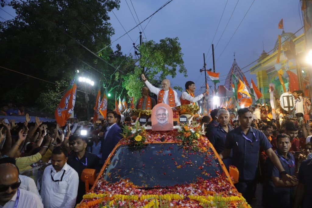 Amit Shah Road show in ranchi
