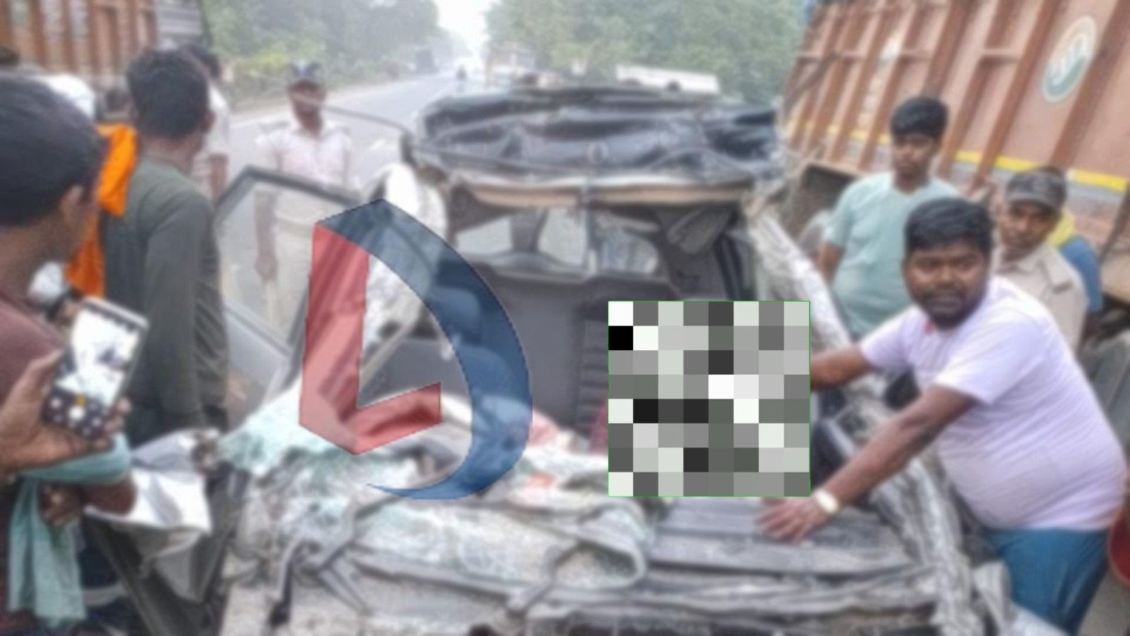 भागलपुर में भीषण सड़क हादसे में तीन लोगों की दर्दनाक मौत