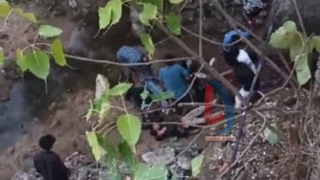 गुमलाः भीषण सड़क हादसा, डायवर्जन पर पुल के नीचे गिरा पिकअप वैन; कई बाराती गंभीर तौर से घायल 2 IMG 7297