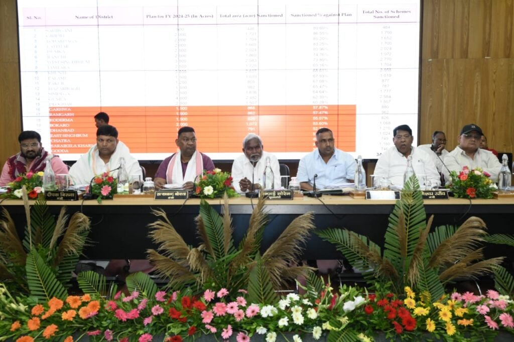 Champai Soren in Meeting