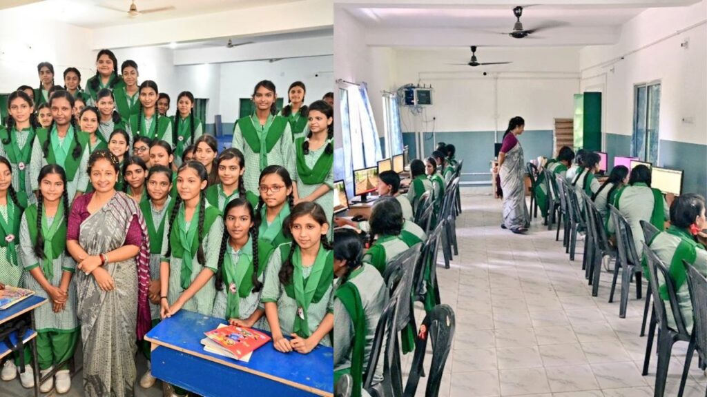 Kalpana Soren गिरिडीह में CM School Of Excellence के छात्राओं से मिली
