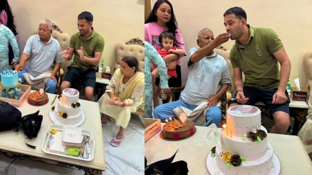 Lalu Yadav ने 77वें जन्मदिन परिवार के साथ काटा केक, राबड़ी आवास पर बधाई देने वालों का लगा तांता