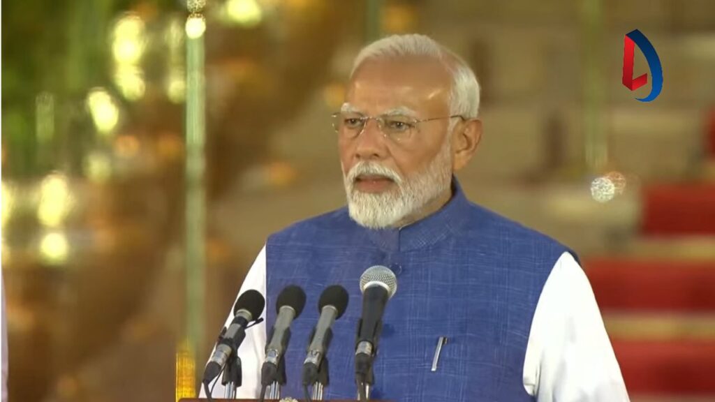 Modi oath Ceremony : मोदी ने लगातार ने प्रधाानमंत्री पद की ली शपथ, 72 सांसद ले रहे मंत्री पद की शपथ