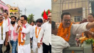 लोहरदगा में बड़ी जीत के बाद गुमला में सुखदेव भगत ने निकाली आभार यात्रा, अपनों के बीच जमकर झूमे नवनिर्वाचित सांसद 4 sukhdeo bhagat 2