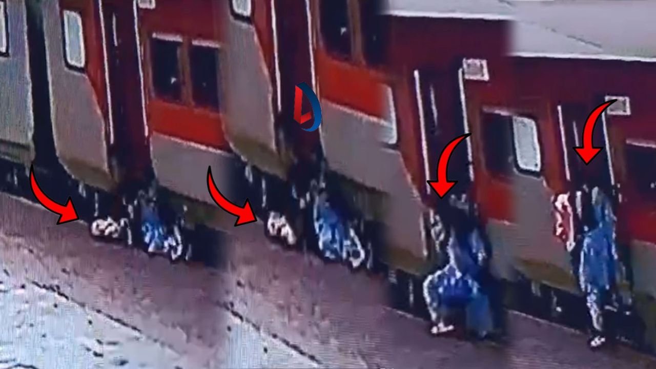 रांची स्टेशन पर लड़की के ऊपर से गुजर गई ट्रेन, CCTV में दिखी हैरान कर देने वाली तस्वीर
