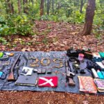 चाईबासा में नक्सलियों और सुरक्षाबलों के बीच मुठभेड़ में हथियार और गोला बारूद हुआ बरामद