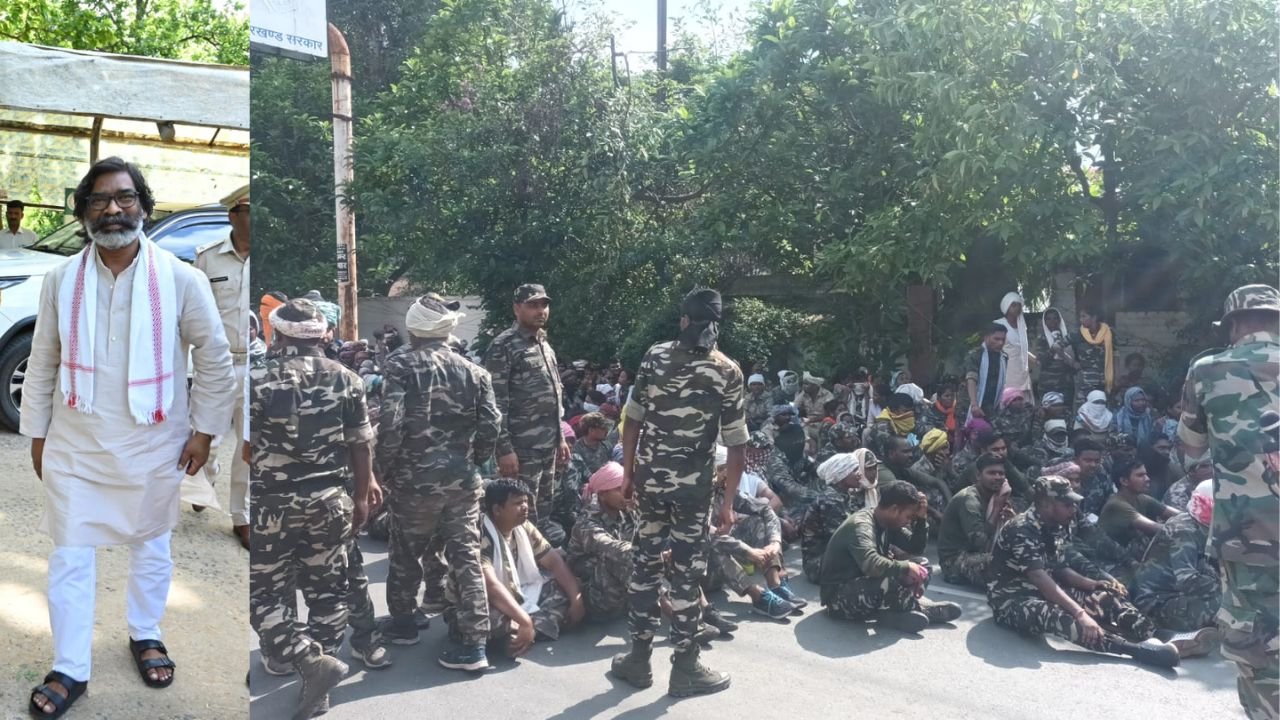 सीएम आवास घेर रहे सहायक पुलिसकर्मियों का आंदोलन खत्म, डीजीपी ने सरकार से बातचीत का दिया आश्वासन