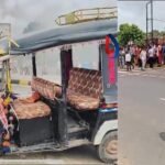 गढ़वा में दर्दनाक हादसाः पिकअप-ऑटो की टक्कर में दो छात्र की मौत, 5 घायल, नाराज लोगों ने विकअप में लगाई पुलिस की गाड़ी को किया क्षतिग्रस्त