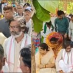 मुख्यमंत्री बनने के बाद पहली बार गिरिडीह पहुंचे हेमंत सोरेन और कल्पना सोरेन, पारसनाथ में की मरांग बुरू की पूजा