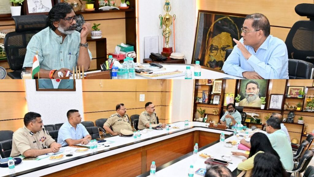 झारखंड में नियुक्तियों, नई योजनाओं और विधि व्यवस्था को लेकर हेमंत सोरेन गंभीर, एक हफ्ते के अंदर दूसरी बार अधिकारियों के साथ की बैठक
