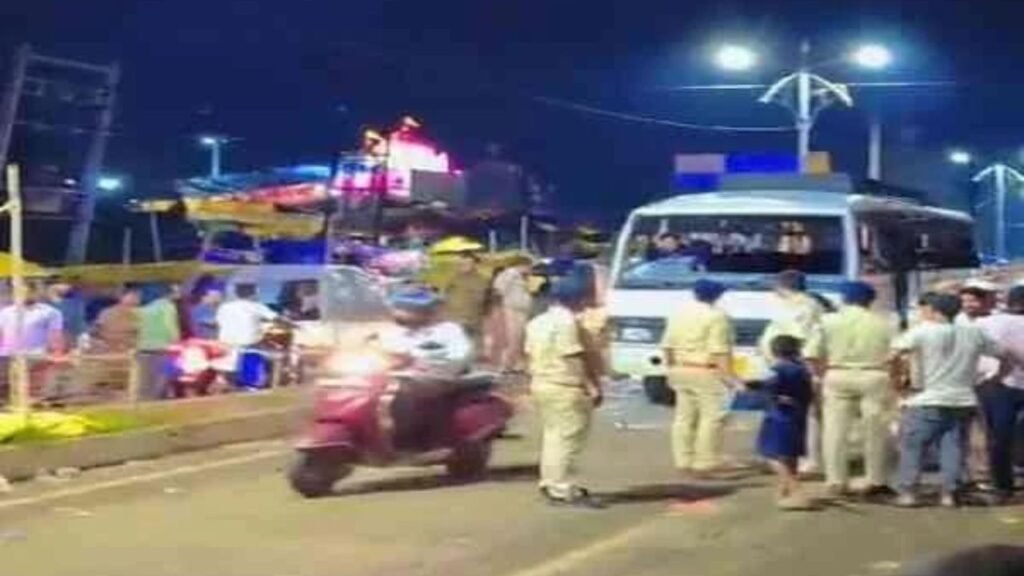 रांची में जगन्नाथपुर मेला में बस ने मारी दो महिला को टक्कर, नाराज लोगों ने बस में की तोड़फोड़