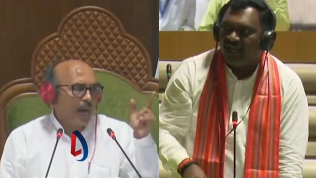 कल्पना सोरेन के संबोधन के दौरान स्पीकर से उलझ गए नेता प्रतिपक्ष, आसन छोड़ने और उंगली दिखाने तक पहुंच गई बात