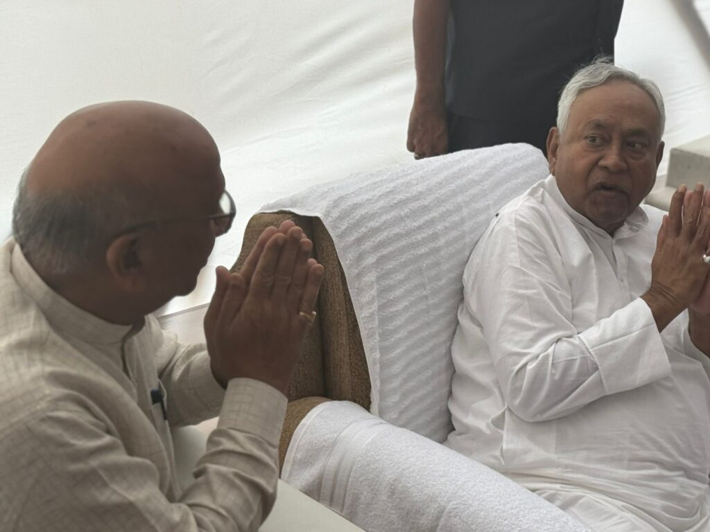 जेडीयू की सदस्यता लेने के बाद सरयू राय की नीतीश कुमार से पहली मुलाकात