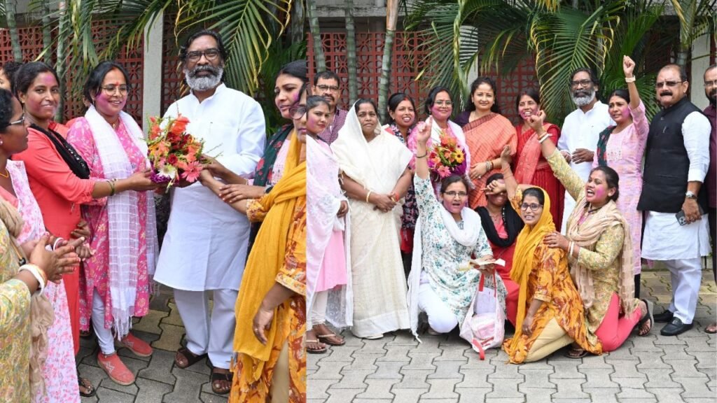पोषण सखी दीदियों ने मुख्यमंत्री हेमंत सोरेन से मुलाकात कर दिया धन्यवाद, पुनः बहाली के लिए जताया सीएम का आभार