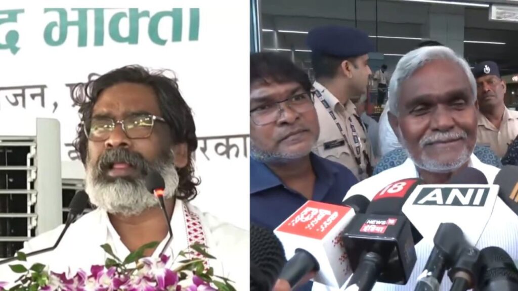 Hemant Soren ने इशारों में चंपाई सोरेन और BJP पर साधा निशाना, कहा-घर और पार्टी पैसे के दम पर तोड़ा जा रहा है