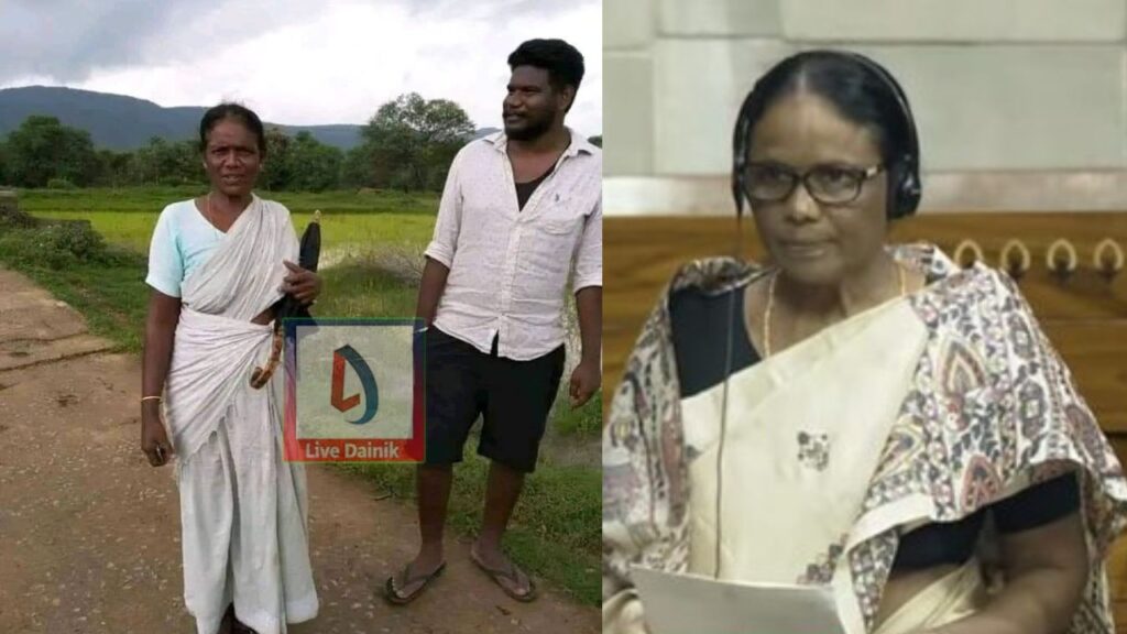 पैरों में हवाई चप्पल, हाथों में छाता और पैदल खेतों में जा रही जोबा माझी के संघर्ष की कहानी सुन रह जाएगें दंग