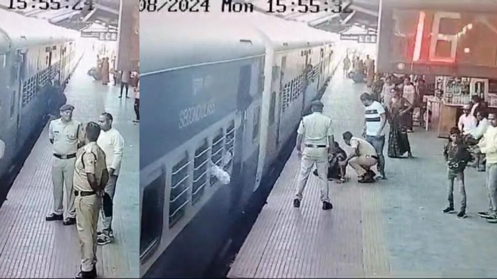 पलामू में RPF जवानों ने मां-बेटे की बचाई जान, डाल्टेनगंज स्टेशन की घटना