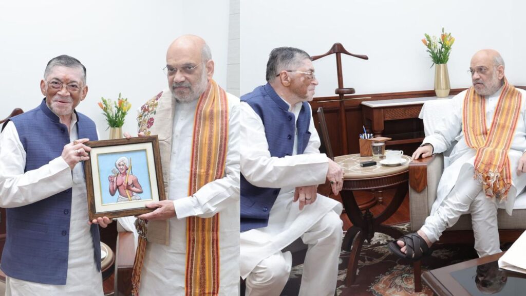 राज्यपाल संतोष गंगवार ने केंद्रीय गृहमंत्री अमित शाह से की दिल्ली में शिष्टाचार मुलाकात