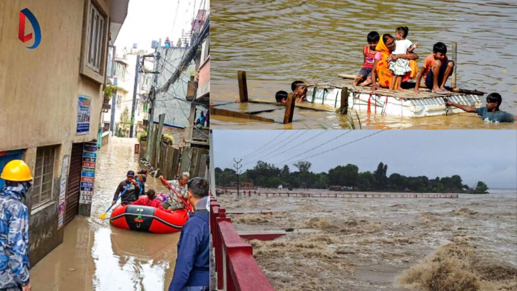 नेपाल में भारी बारिश से उत्तर बिहार के डूबने का डर, 50 साल बाद स्थिति हुई इतनी भयावह, कोसी बराज पर चढ़ा पानी