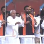 नीतीश कुमार को ये क्या हो गया है, रावण दहन कार्यक्रम में किया बच्चों की हरकत! चलने से पहले ही तीर हो गया फुस्स