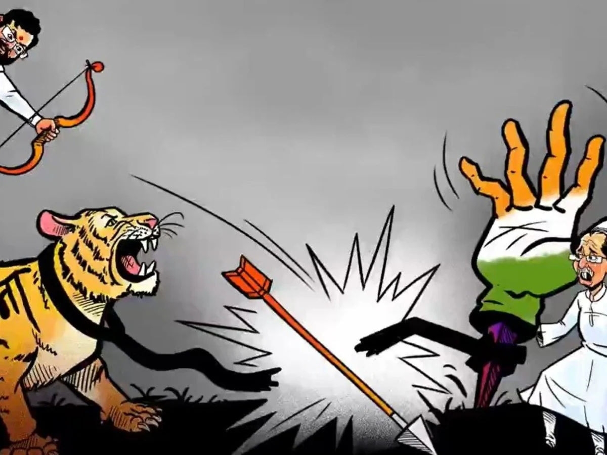 एकनाथ शिंदे के हाथ तीर-कमान, उद्धव ठाकरे पर निशाना; दशहरा रैली को लेकर शिवसेना के दोनों गुटों में छिड़ा संग्राम 1 Shiv_Sena-railly