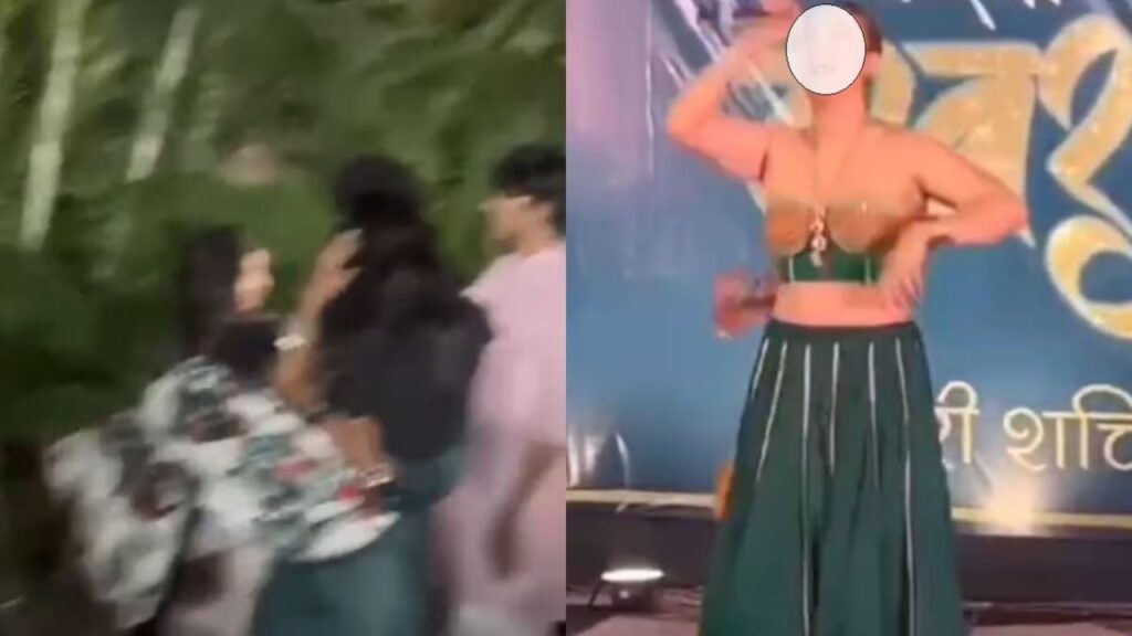 गरबा पंडाल में अश्लीलता का आरोप, युवक-युवती हदें पार करते आए नजर, वीडियो वायरल होने पर हिंदू जागरण मंच ने किया हंगामा