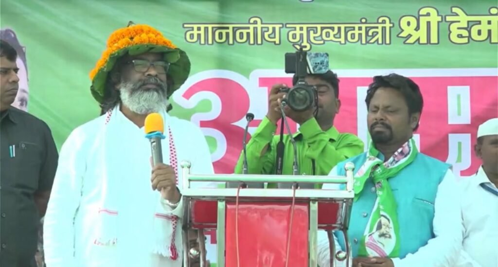 खूंटी में हेमंत सोरेन