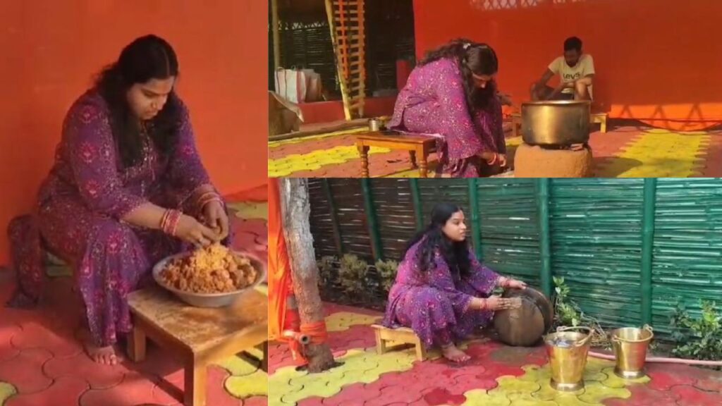 पलामू SP रीष्मा रमेशन और उनके पति IPS अधिकारी अंजनी अंजन किया छठ महापर्व