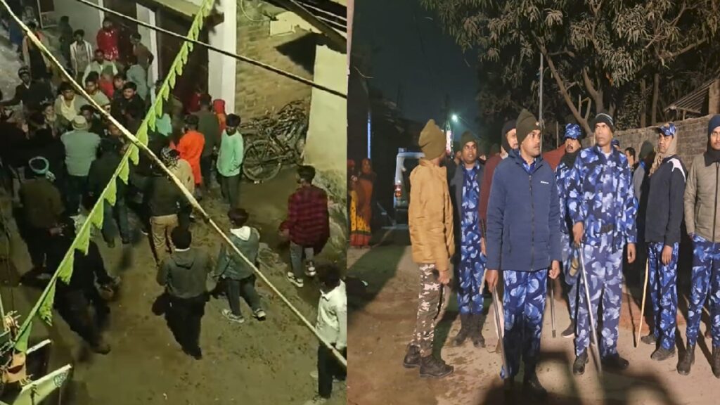 दरभंगा में विवाह पंचमी के झांकी पर पथराव, मस्जिद के पास जमकर चले ईट और पत्थर, तनाव के बाद भारी पुलिस बल तैनात