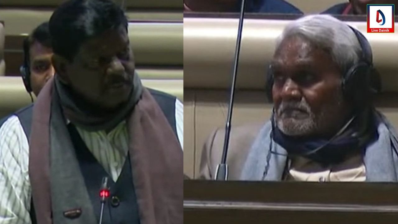Jharkhand Vidhansabha Live: चंपाई को पता नहीं कौन सा भूत लगा कि बीजेपी में चले गए, अब दस साल बाद होगी वापसी, इस तरह हेमलाल मुर्मू ने कसा तंज 1 hemalal Murmu and champai soren
