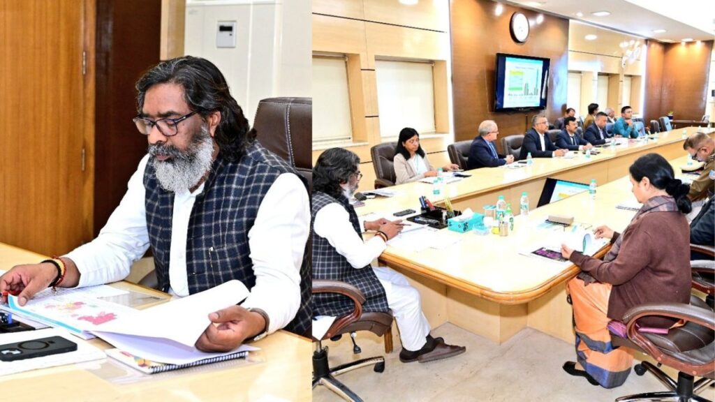मुख्यमंत्री हेमंत सोरेन ने चीफ सेकेट्री और DGP के साथ कानून व्यवस्था और अवैध माइनिंग को लेकर की बैठक, दिये आवश्यक निर्देश