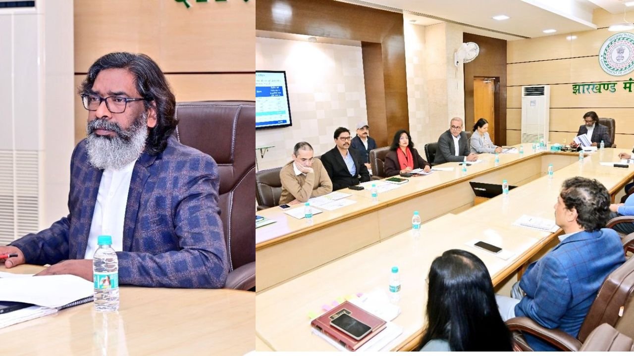 मुख्यमंत्री हेमंत सोरेन ने अनुपूरक बजट और नई योजनाओं के अतिरिक्त दायित्वों को लेकर अधिकारियों के साथ बैठक की