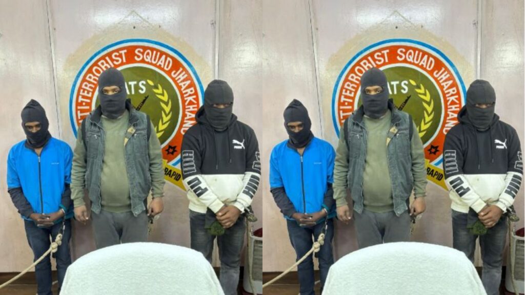 रांची में रियल स्टेट कारोबारी और पत्थर कारोबारी से रंगदारी मांगने के मामले में एटीएस ने देवा गिरोह के दो अपराधियों को किया गिरफ्तार