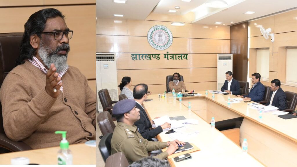 मुख्यमंत्री हेमंत सोरेन ने स्वास्थ्य को लेकर अधिकारियों के साथ की बैठक, हेल्थ सर्किट बनाने का दिया निर्देश