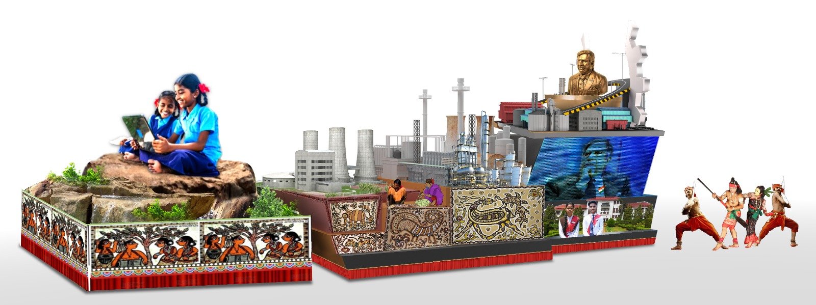 jharkhand jhanki on 26th jan