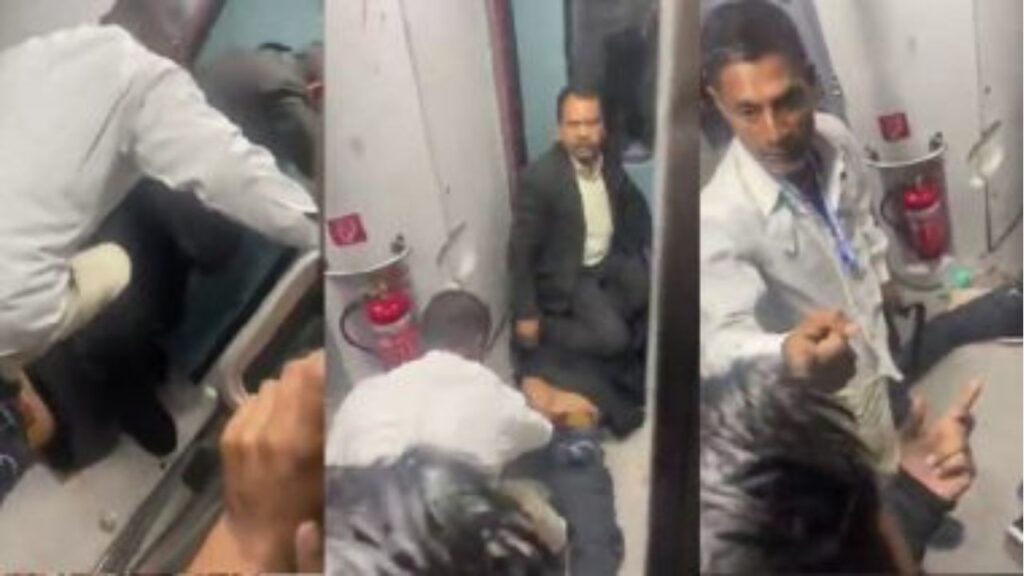 आम्रपाली एक्सप्रेस में TTE और ट्रेन अटेंडेंट ने यात्री को लात घूंसे और बेल्ट से पीटा, शराब के नशे में महिलाओं से कर रहा था बदतमीजी