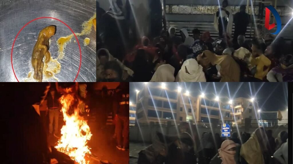 खाना में आलू-सोयाबीन के साथ चूहा मिलने पर भड़के छात्र, सेंट्रल यूनिवर्सिटी के रांची कैंपस में पूरी रात छात्रों ने काटा बवाल