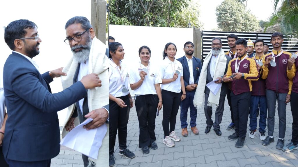 मुख्यमंत्री हेमंत सोरेन से झारखंड जिमनास्टिक एसोसिएशन के खिलाड़ियों ने की मुलाकात