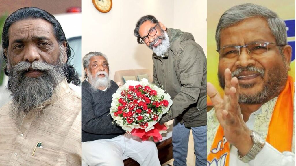दिशोम गुरू शिबू सोरेन और झारखंड के पहले मुख्यमंत्री बाबूलाल मरांडी के जन्मदिन पर बधाई लेने वालों का लगा तांता