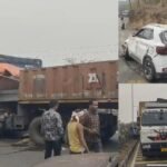 रामगढ़ के चुटूपालू घाटी में भीषण सड़क हादसा, दो टेलर, कार और बाइक की टक्कर, एक की मौत, पांच घायल