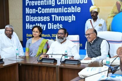 मुख्यमंत्री हेमंत सोरेन और विधानसभा अध्यक्ष रबींद्रनाथ महतो यूनीसेफ की ओर से आयोजित राउंड टेबल ऑन प्रीवेंटिंग चाइल्डहुड नॉन कम्युनिकेबल डिसीज थ्रू हेल्दी डाइट्स " पर आयोजित कार्यक्रम में हुए शामिल