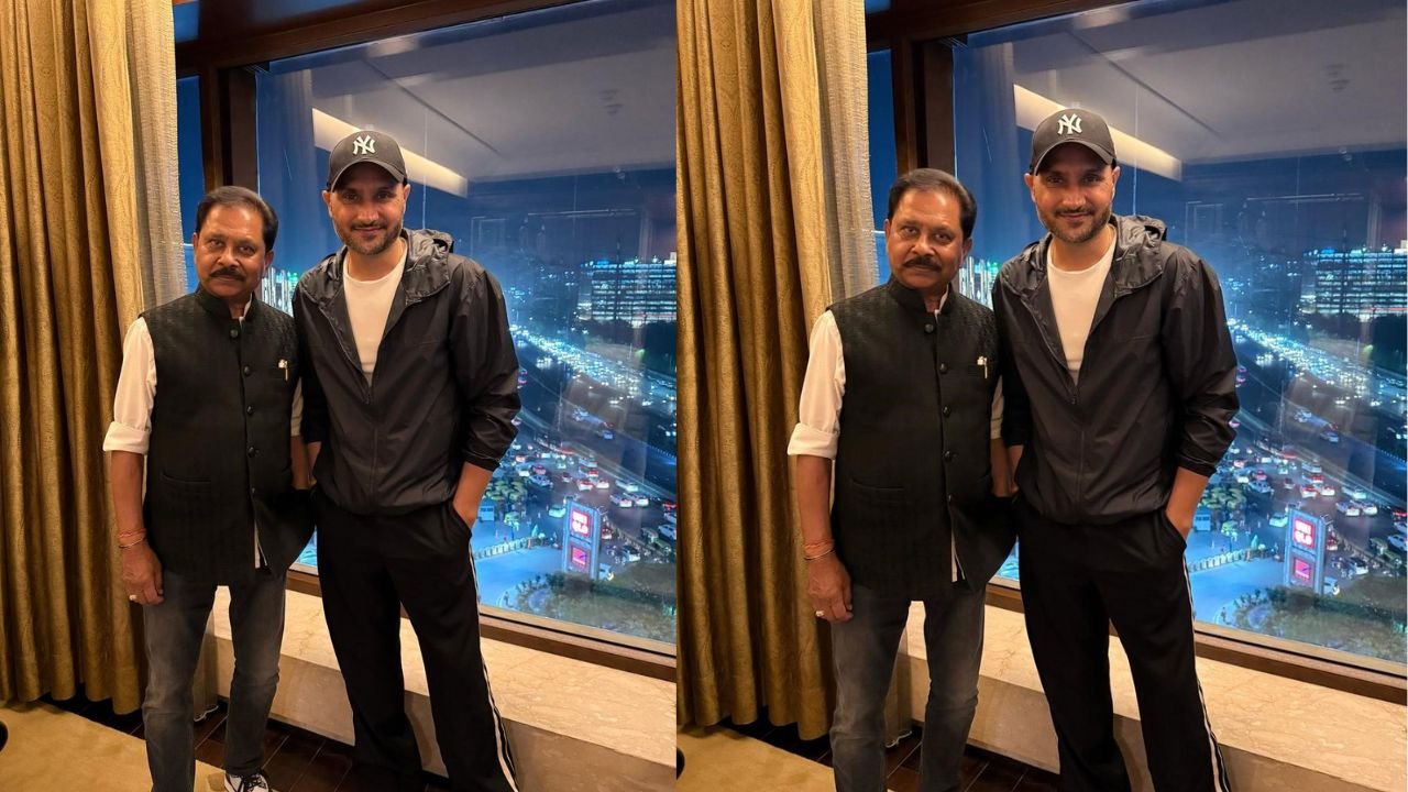 क्रिकेटर हरभजन सिंह ने पूर्व राज्यसभा सांसद धीरज साहू से की मुलाकात