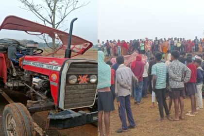 दुमका में ट्रैक्टर पलटने से दो मजदूरों की मौत, एक मृतक बिहार के रहने वाले